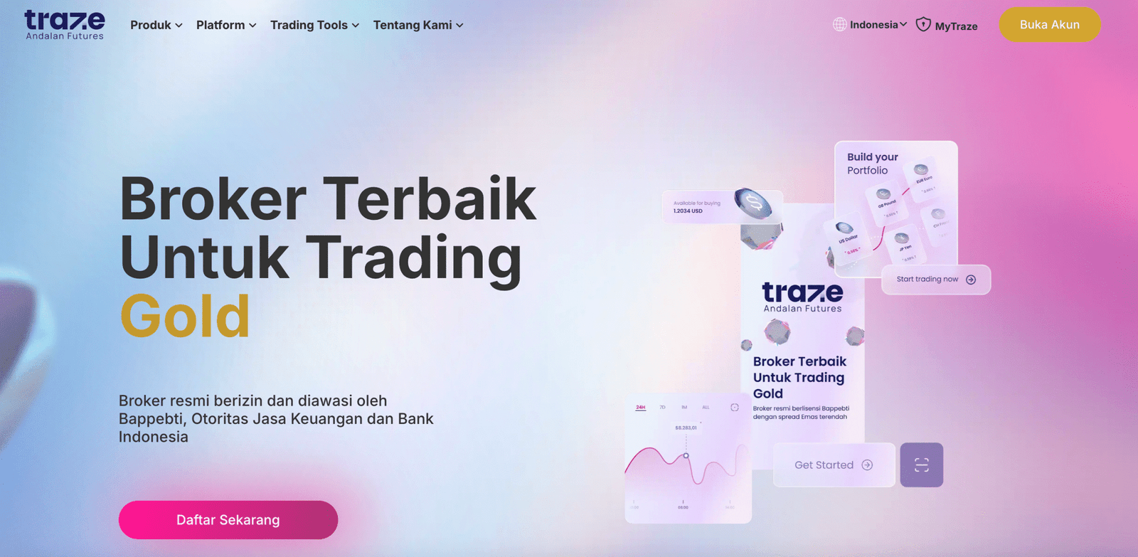 traze broker screenshot