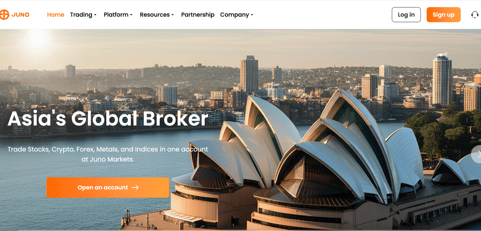 juno markets website